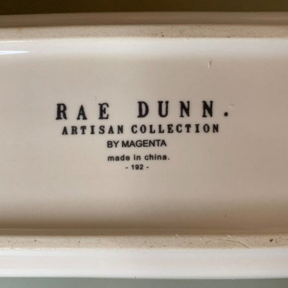 Rae Dunn Artisan by Magenta Collection "'Brow Game on Point" Organizer Plate - Picture 3 of 7